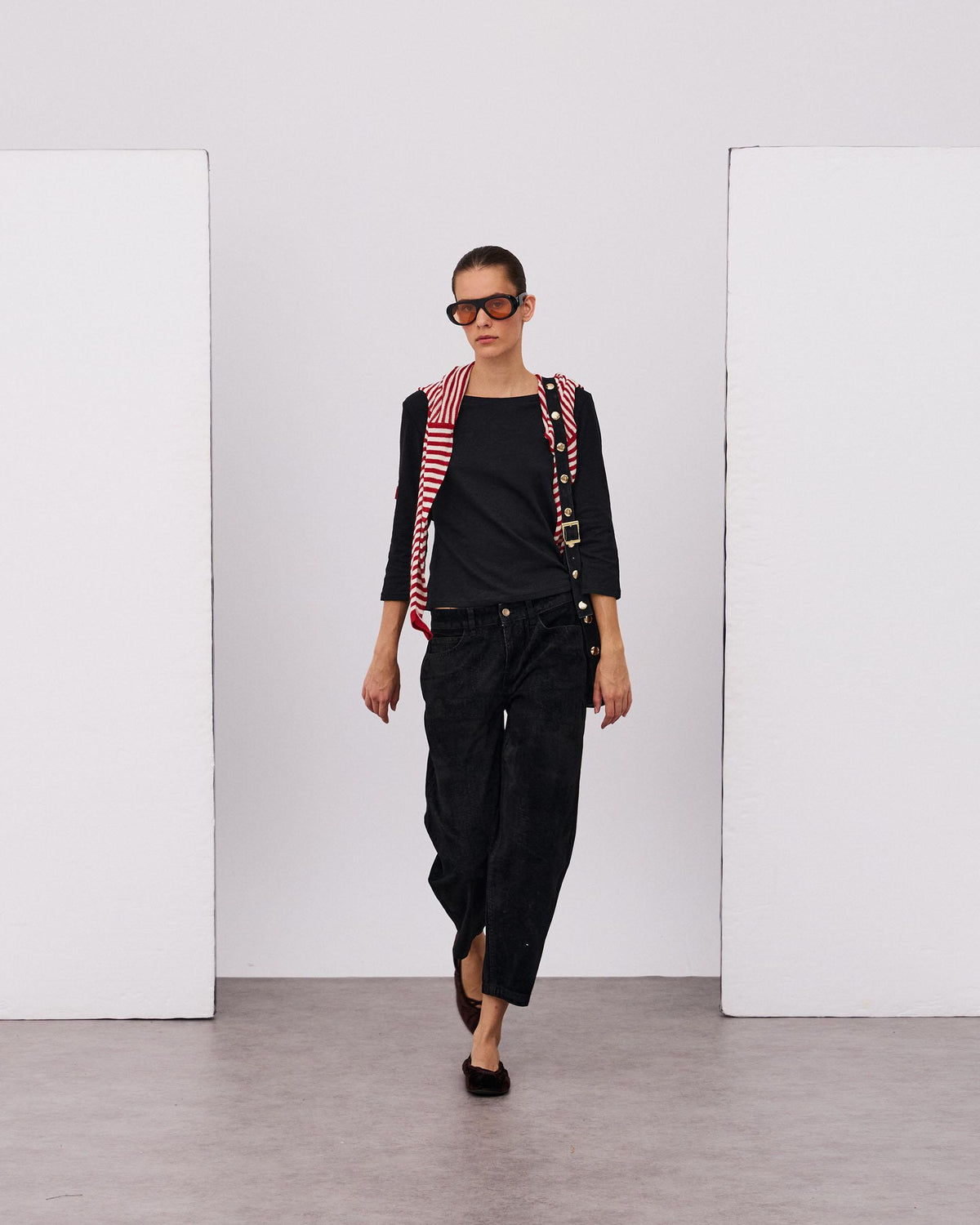 Jeans Balloon Velvetone Negro