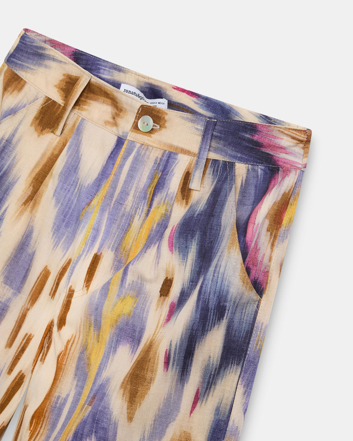 Pantalón Étnico Tie-Dye Multicolor