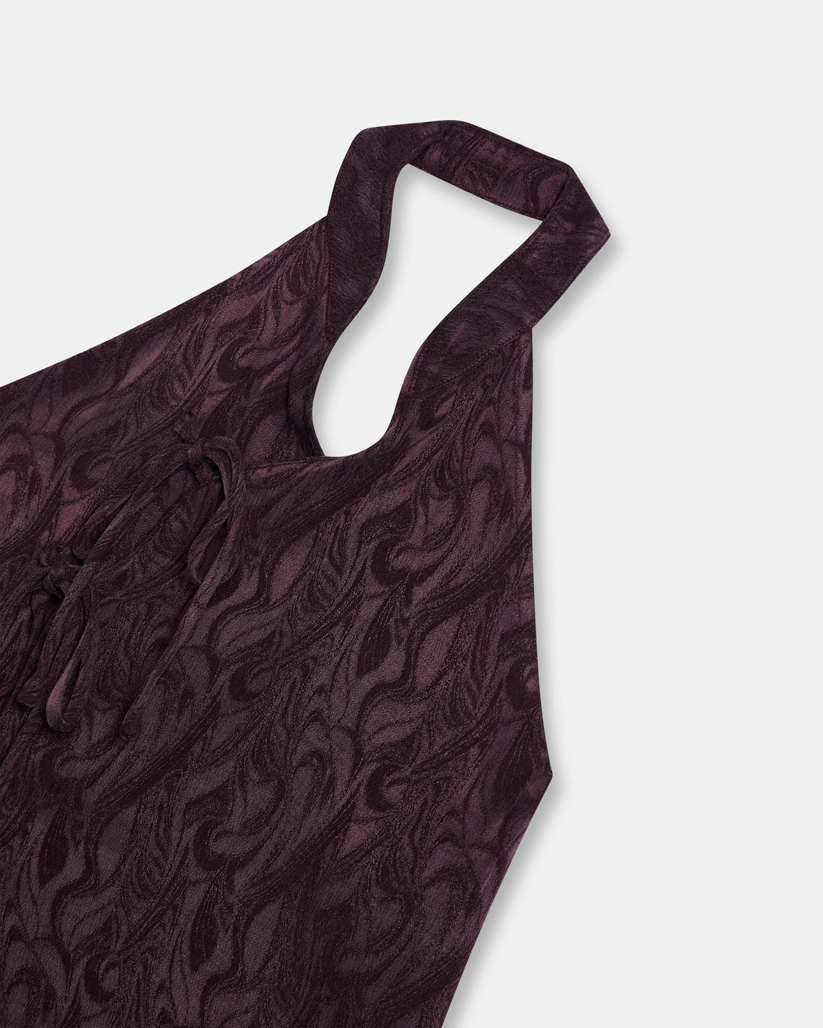 Top Halter Lazadas Jacquard Morado