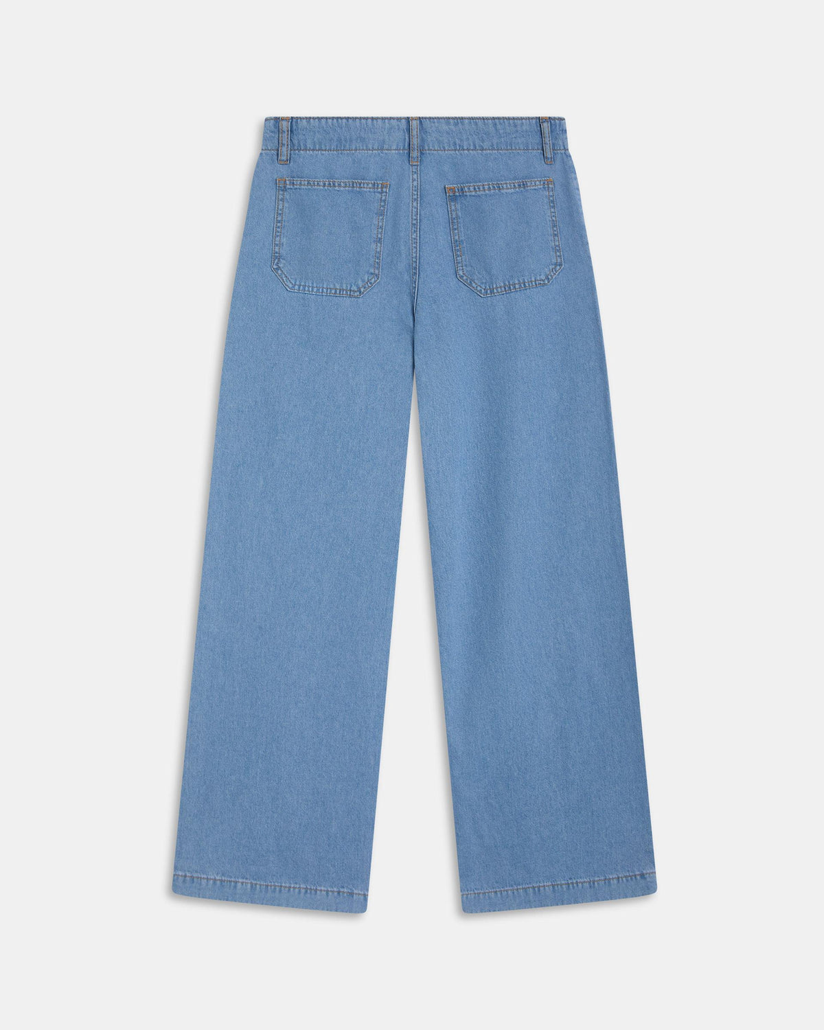 Jeans Parches Florales Azul