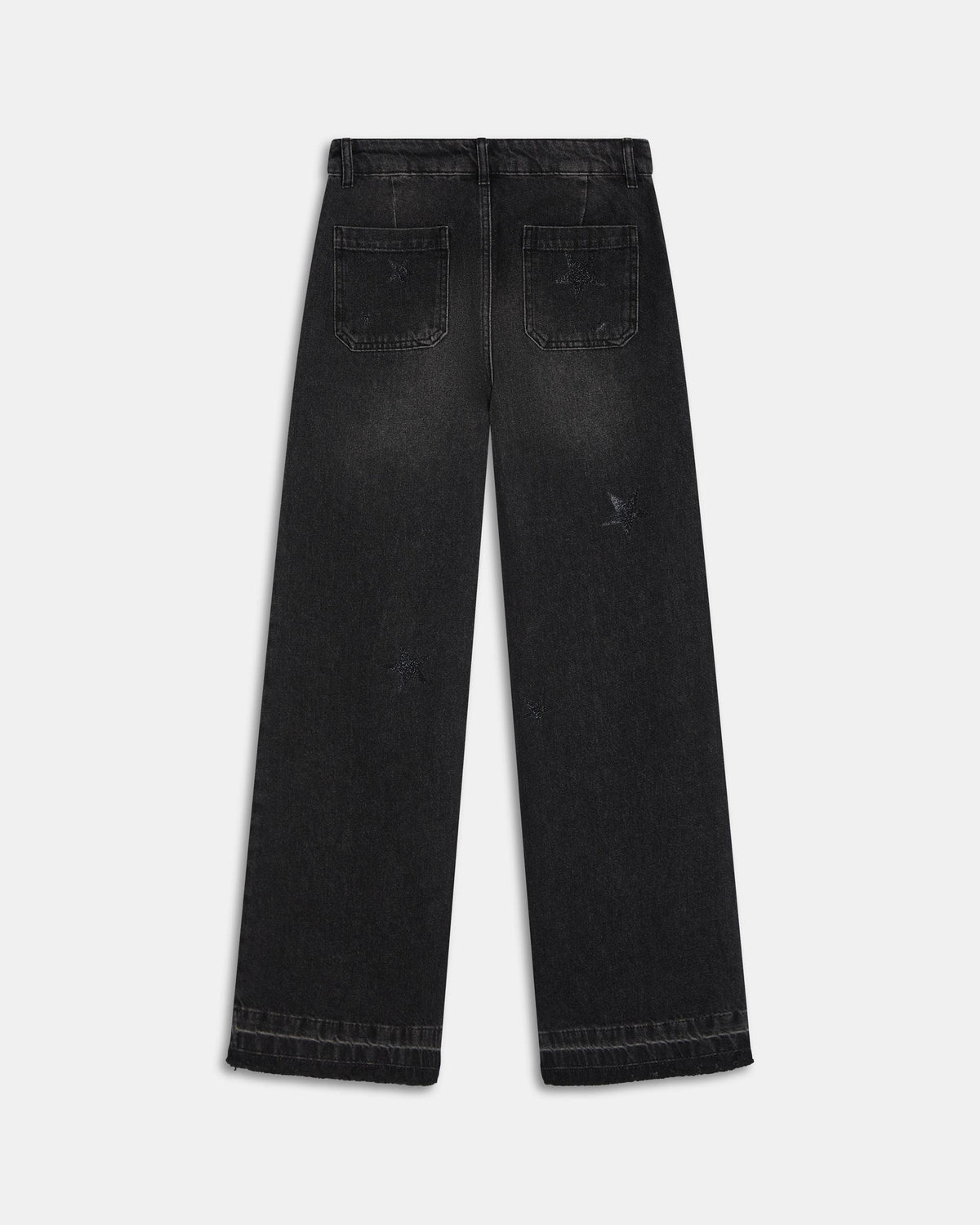 Jeans Worker Estrellas Brillos Antracita