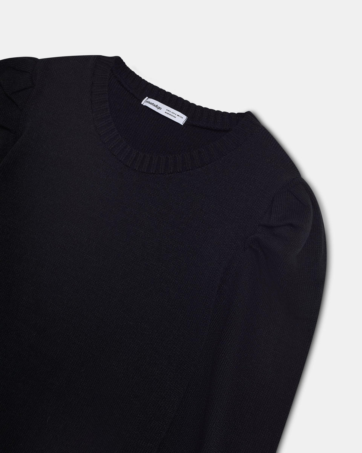 Jersey Manga Abullonada Negro
