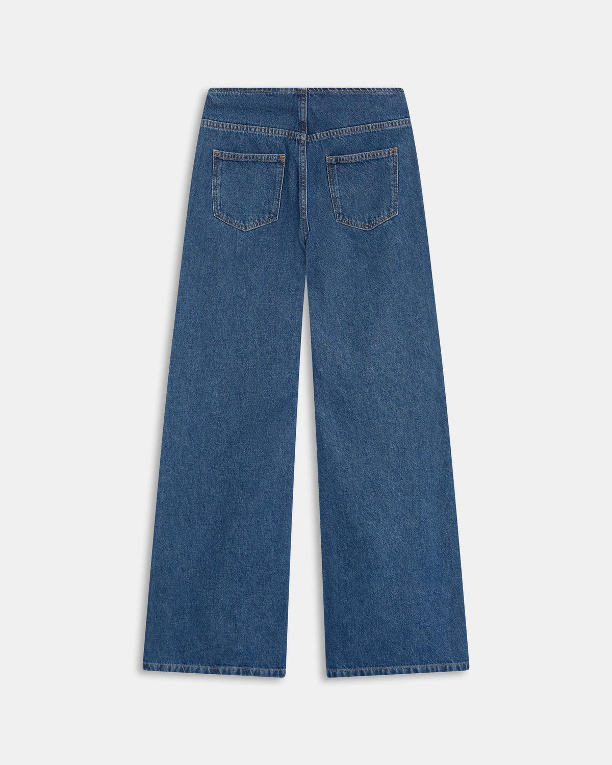 Blue Ethnic Embroidered Jeans