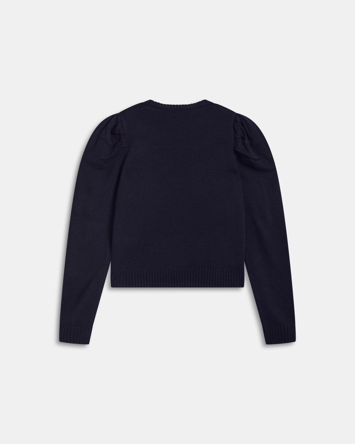 Maglione Blu Navy con Maniche a Palloncino