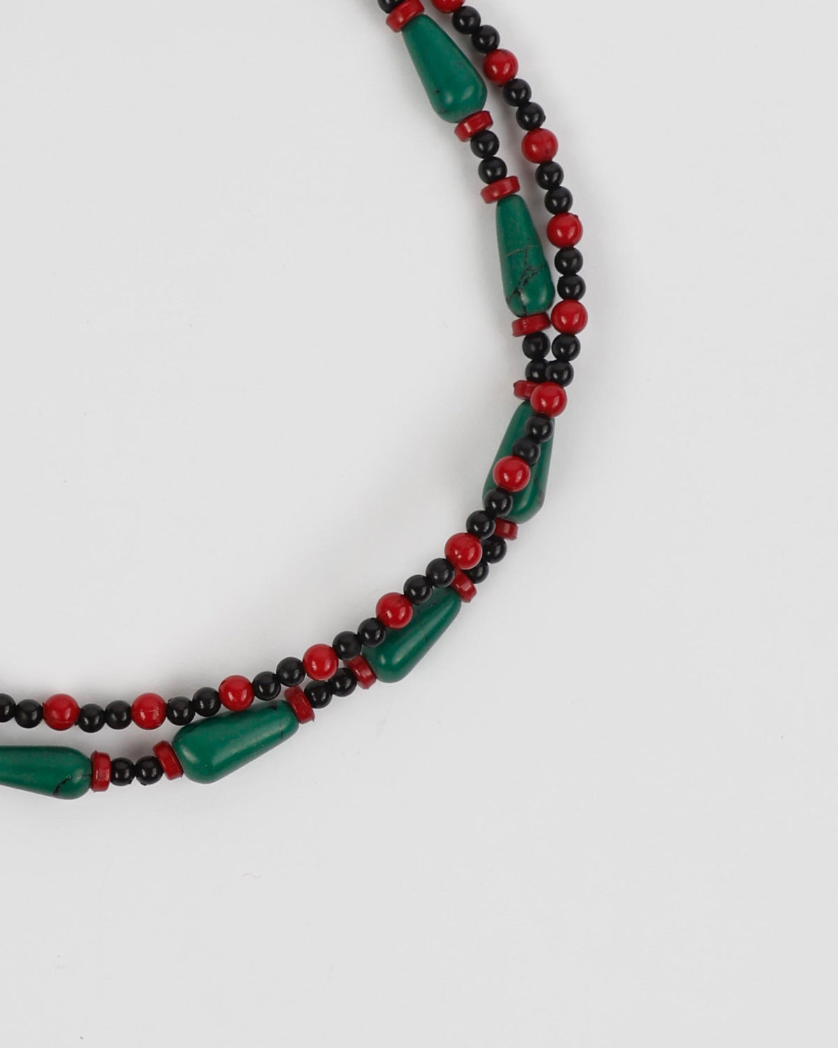 Collar Doble Africano Verde