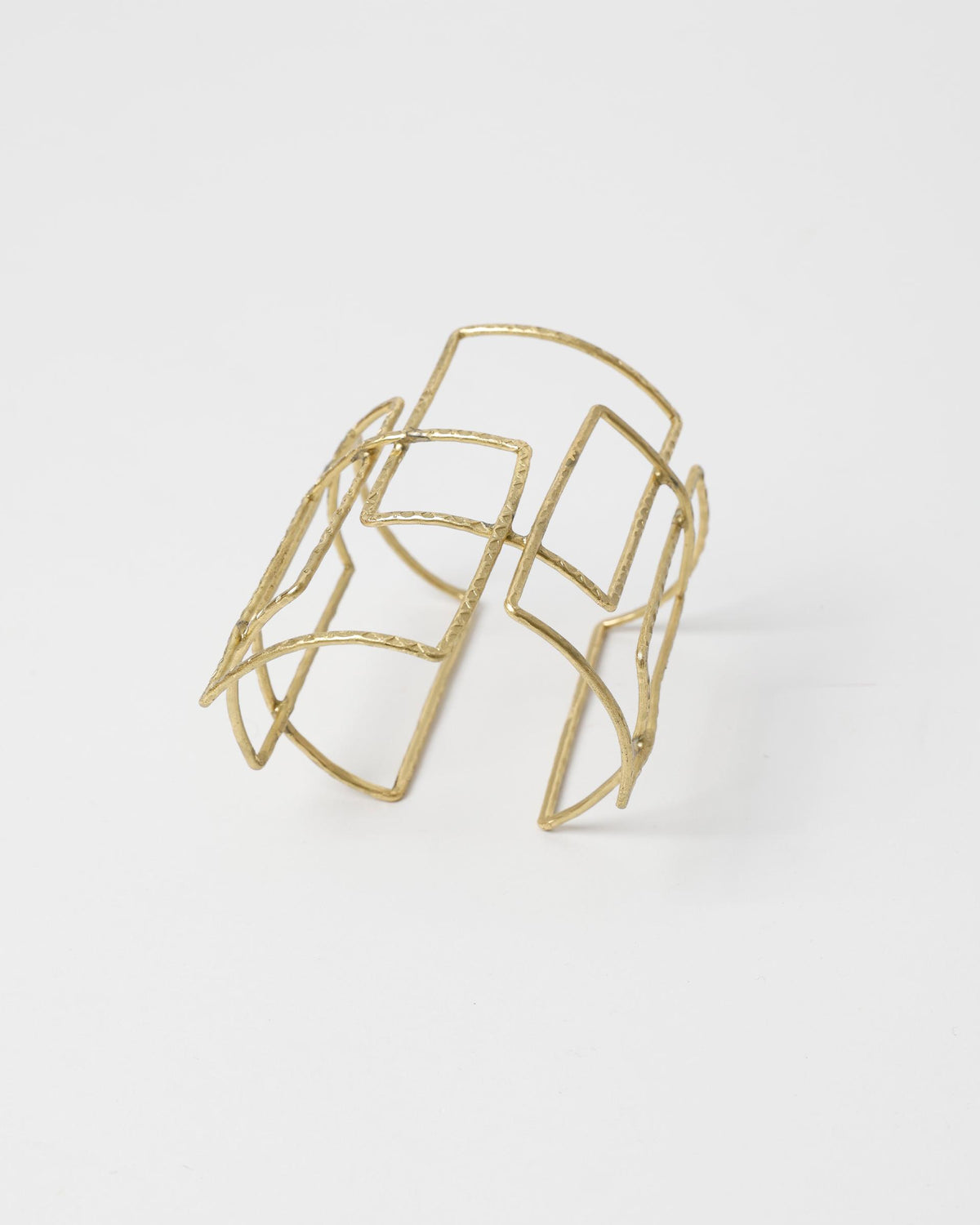 Gold Rectangle Bangle