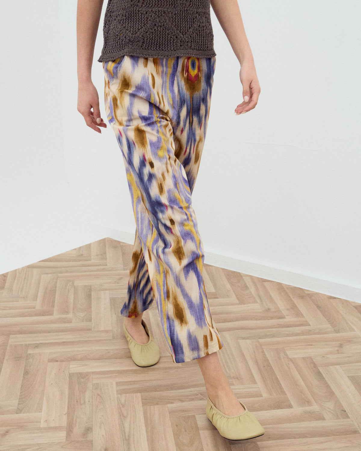 Pantalón Étnico Tie-Dye Multicolor