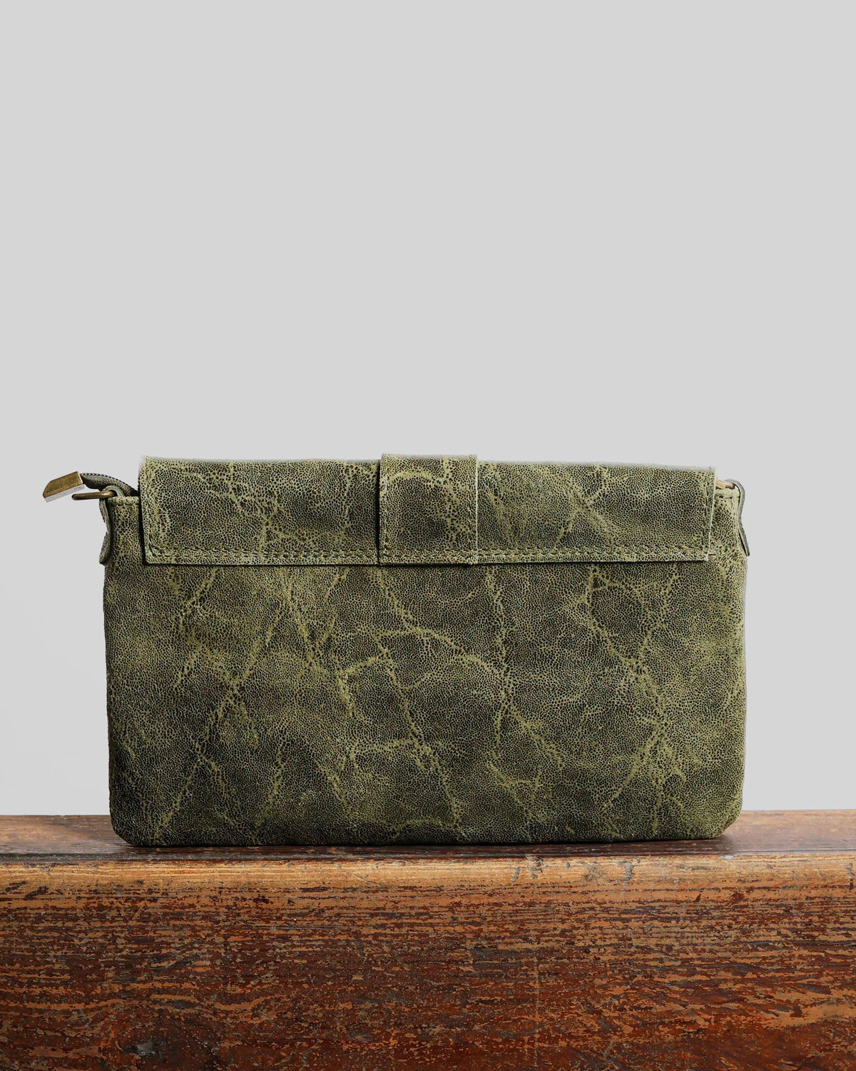Small Green Buckle Bag