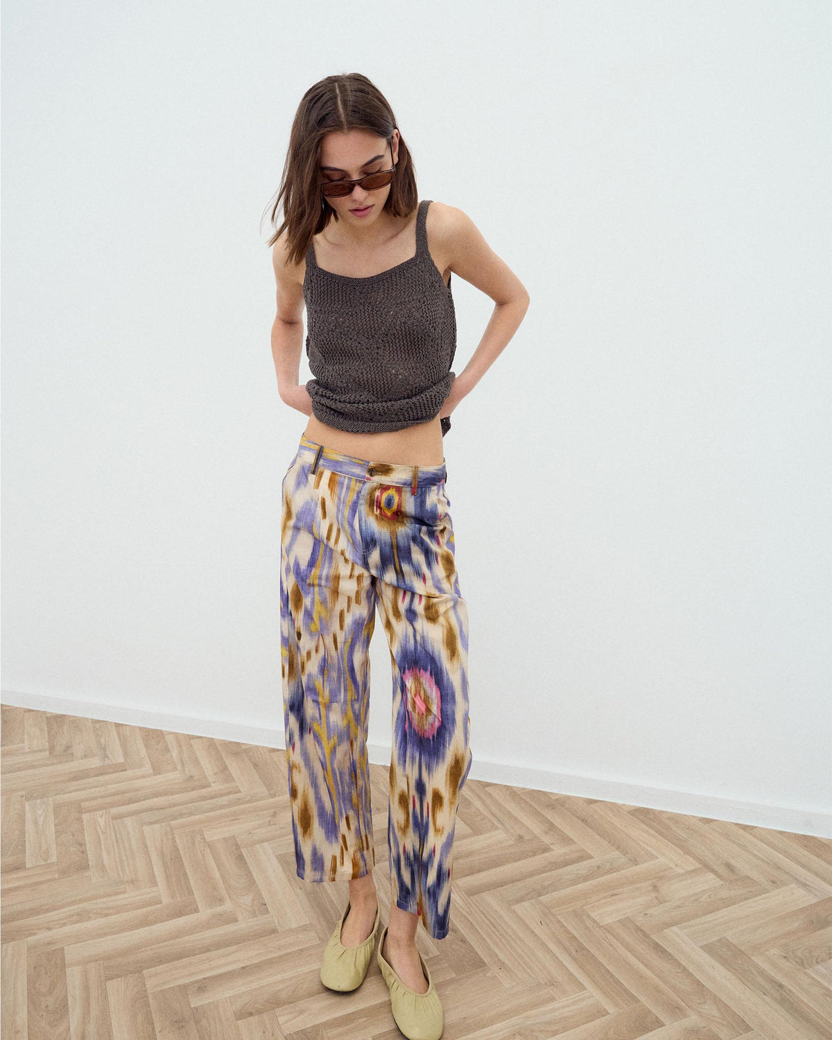 Pantalón Étnico Tie-Dye Multicolor