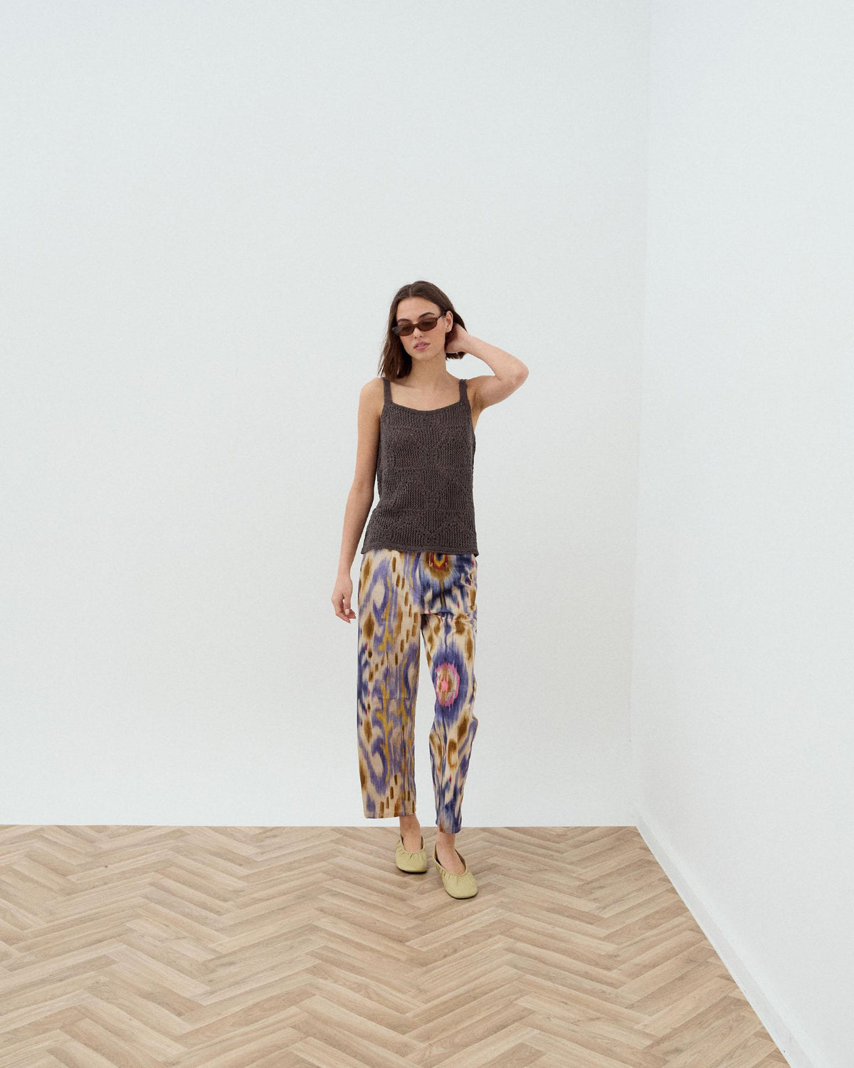 Pantalón Étnico Tie-Dye Multicolor