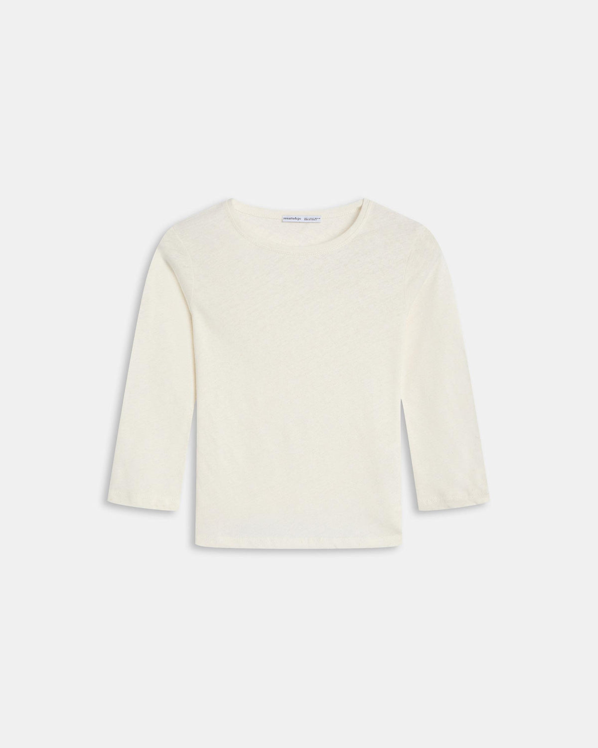 Camiseta Básica Manga Francesa Blanco