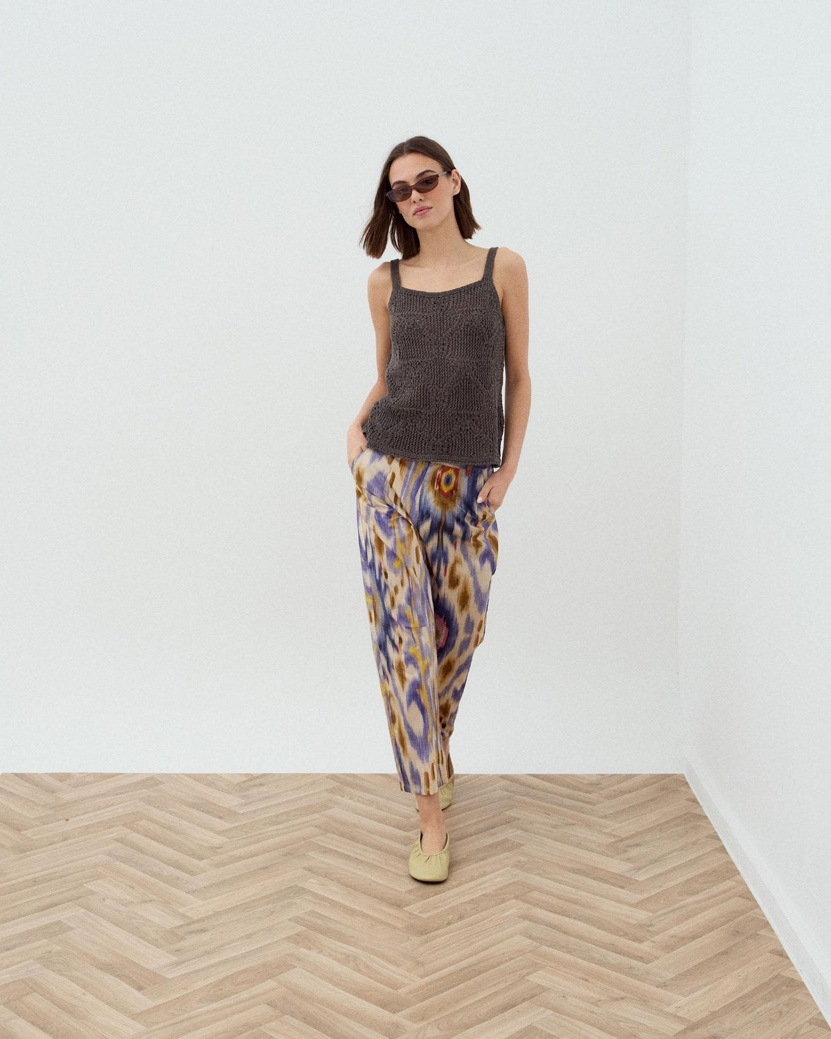 Pantalón Étnico Tie-Dye Multicolor