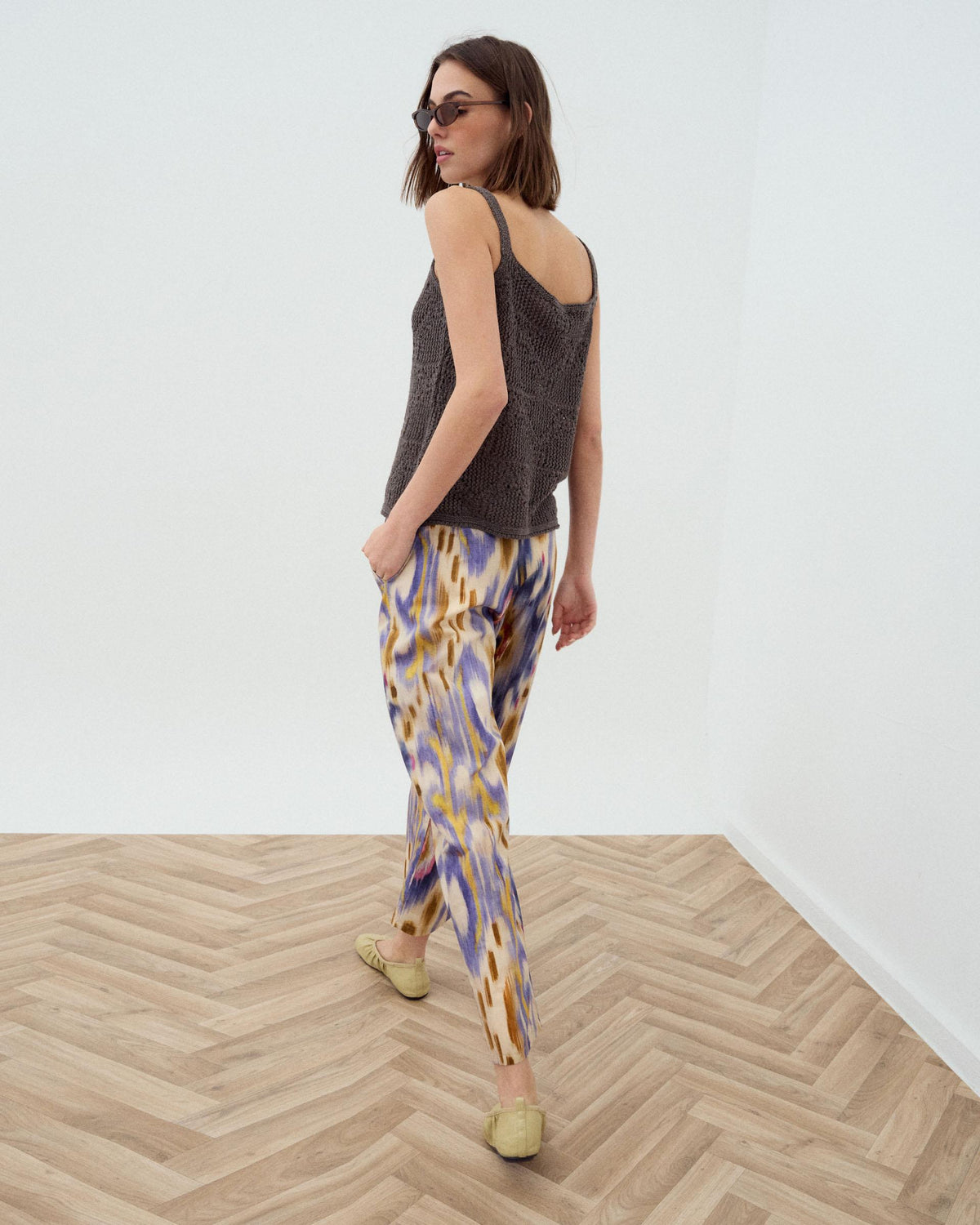 Pantalón Étnico Tie-Dye Multicolor