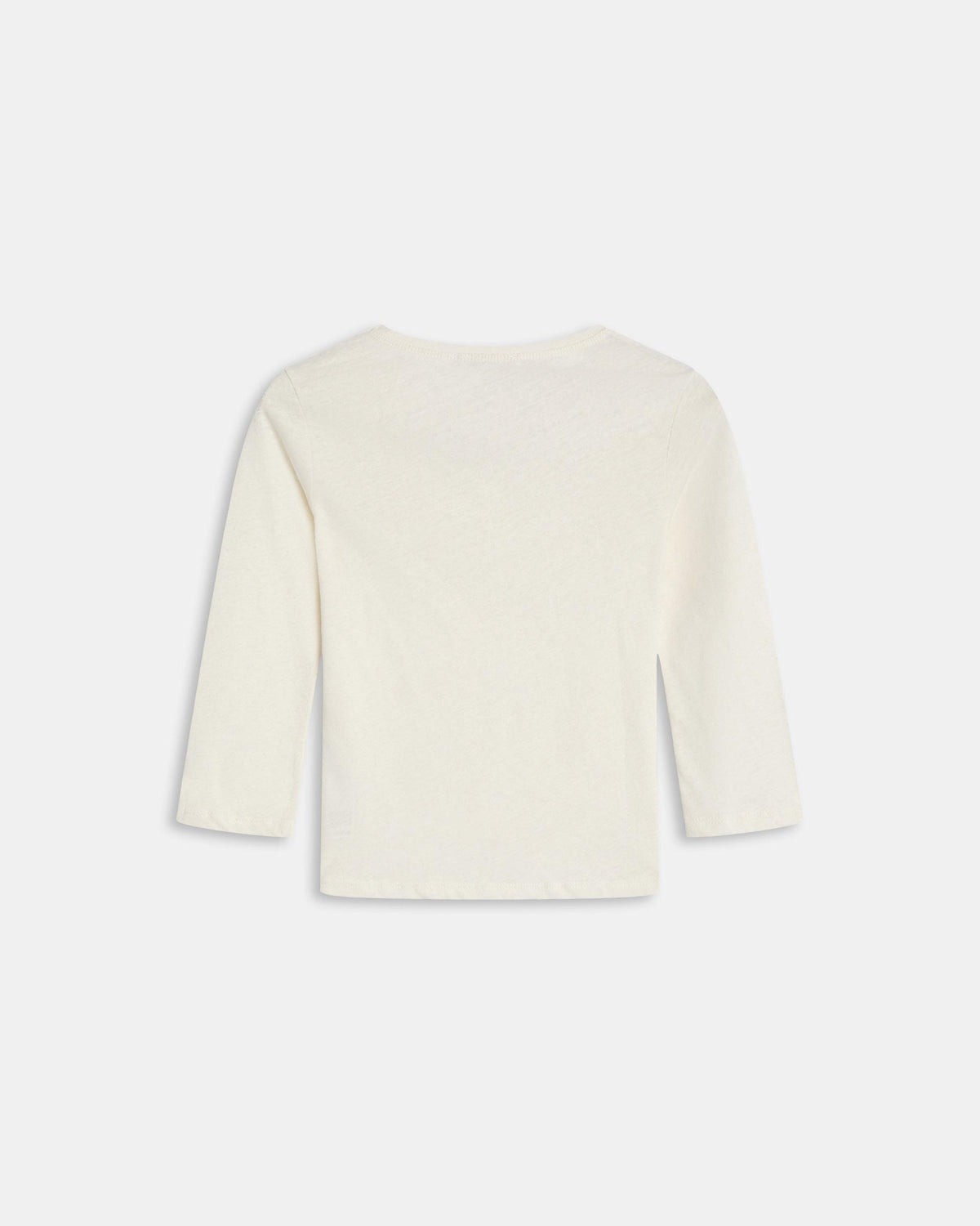 Camiseta Básica Manga Francesa Blanco