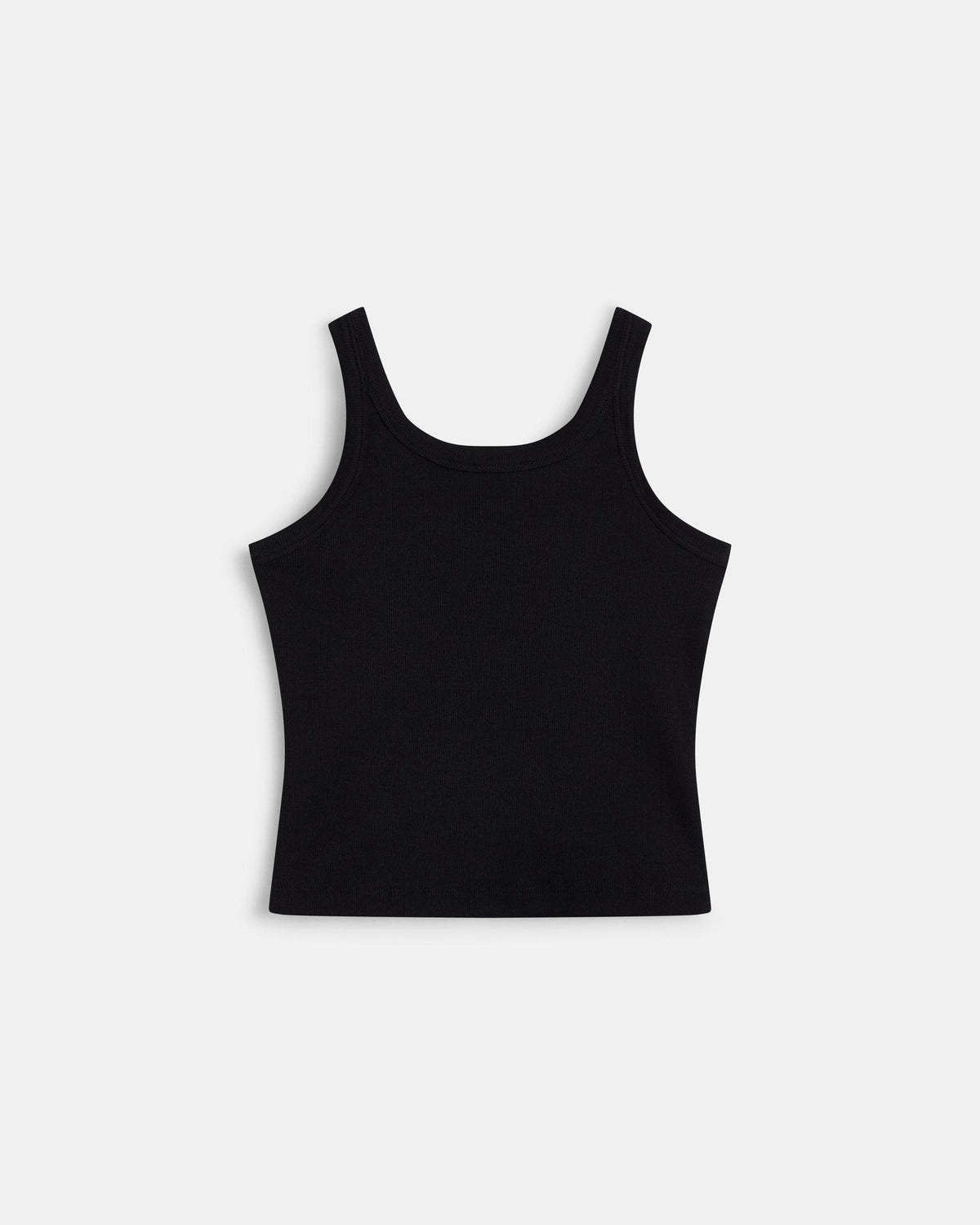 Schwarzes Basic-Tanktop