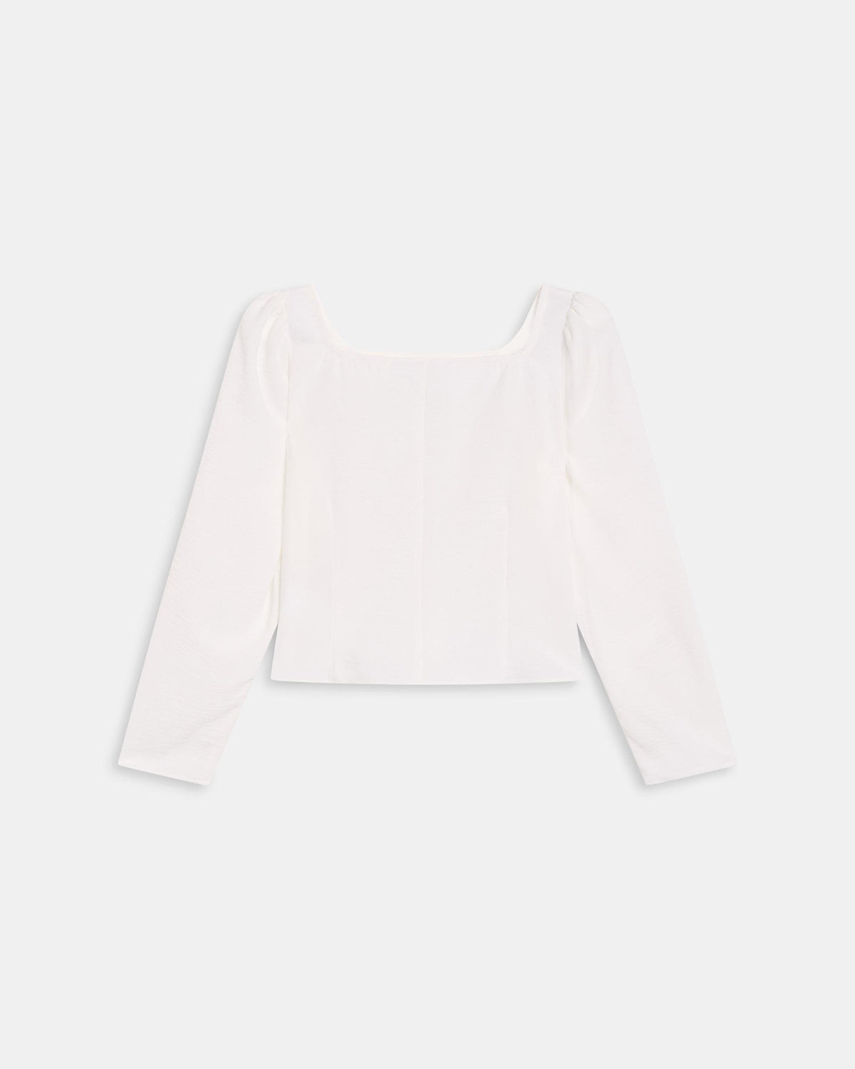Blusa Escote Cuadrado Blanca