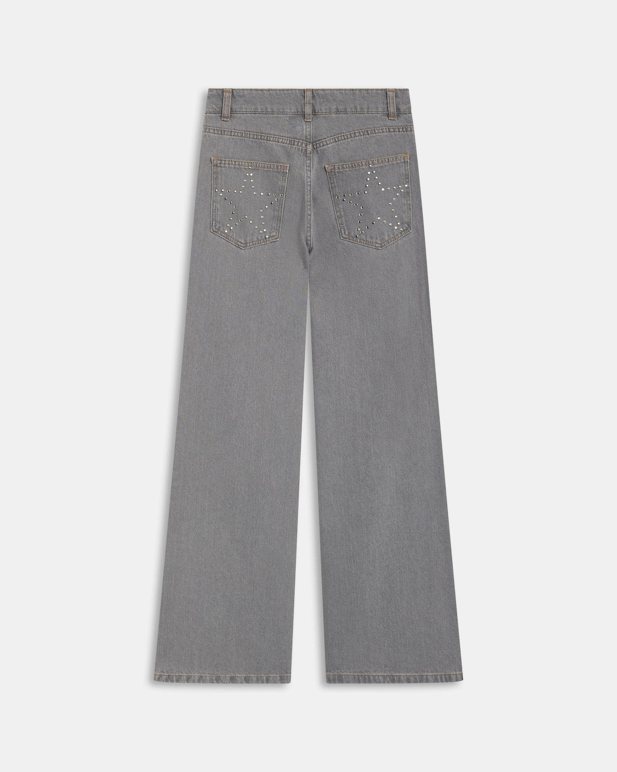 Grey Star-Studded Jeans