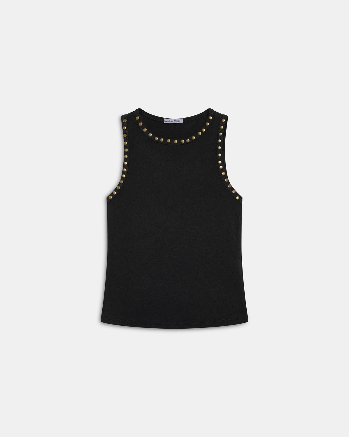 Camiseta Tank Tachuelas Negra