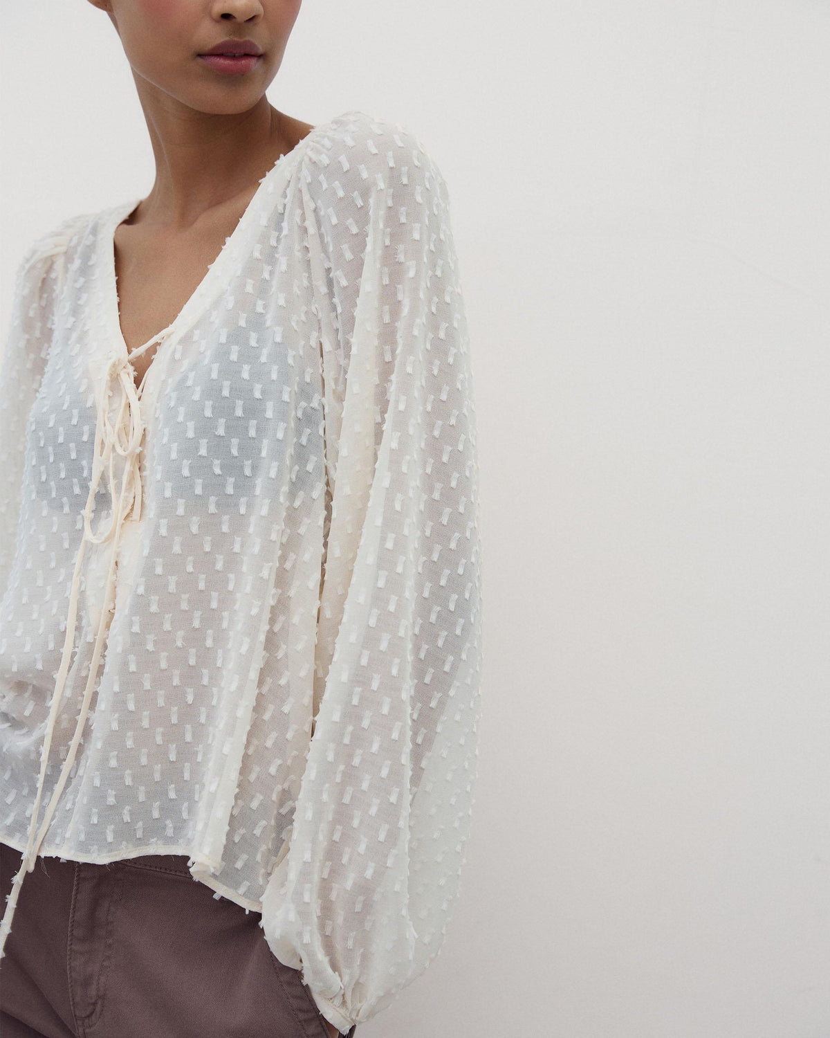 Blusa Plumeti Lazada Blanca