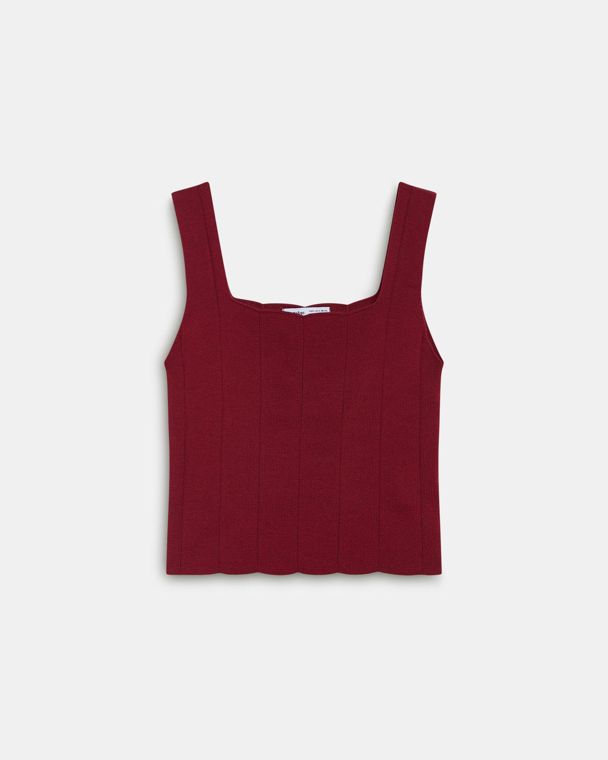 Top Corsetero Punto Granate