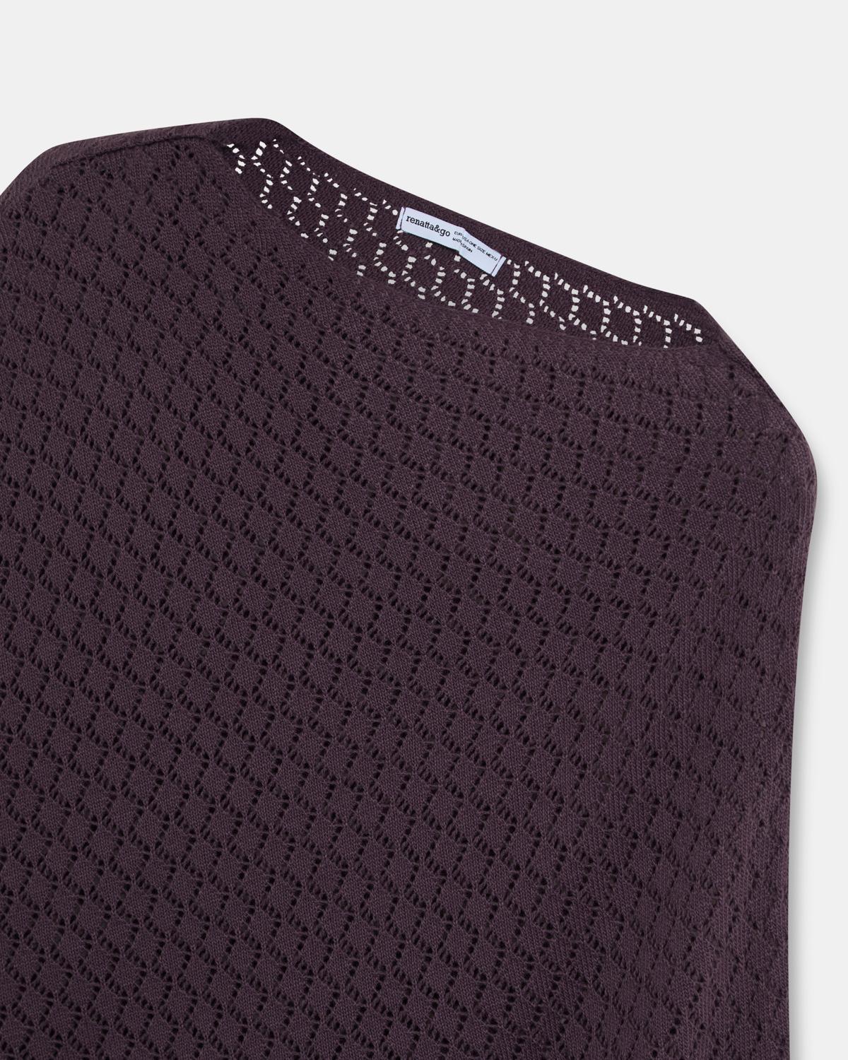 Poncho Calados Pico Morado
