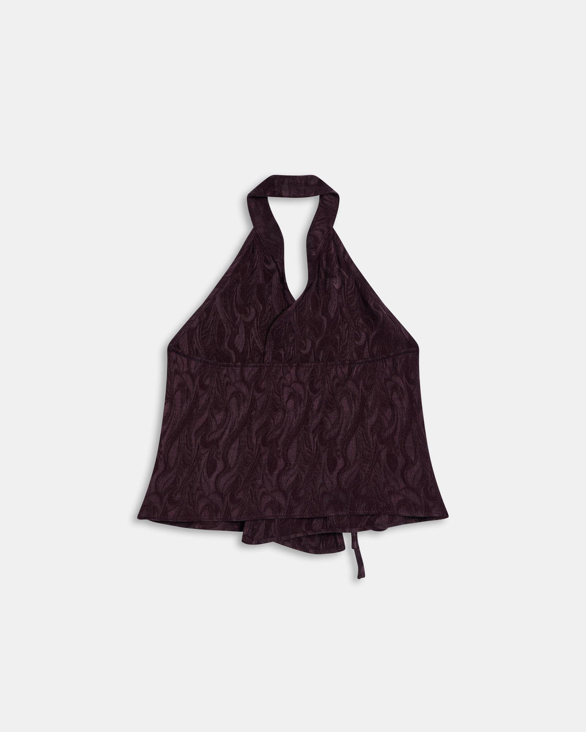 Top Halter Lazadas Jacquard Morado