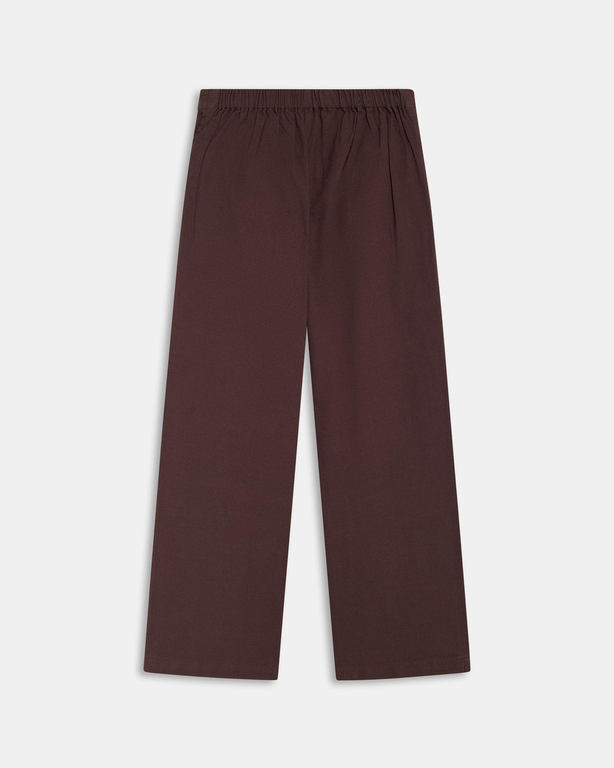 Pantalón Bordados Étnicos Marrón