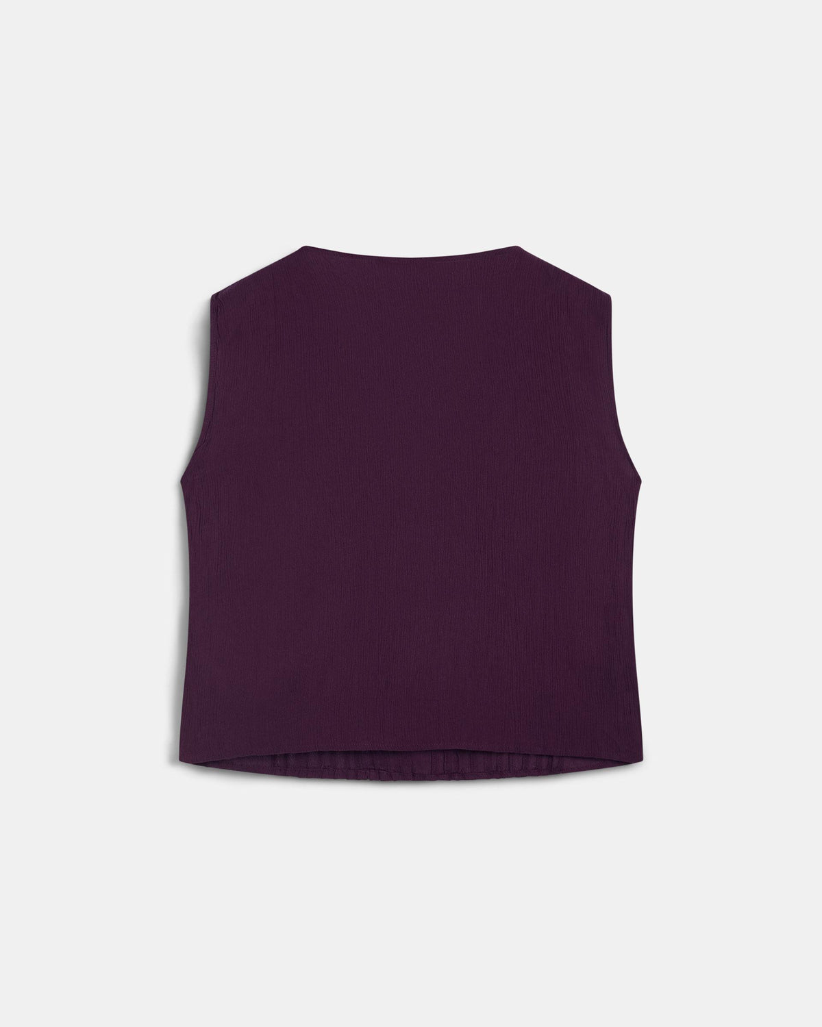 Purple Sequin V-Neck Top