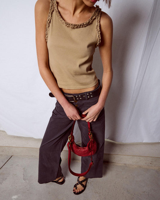 Camiseta Tank Volante Taupe