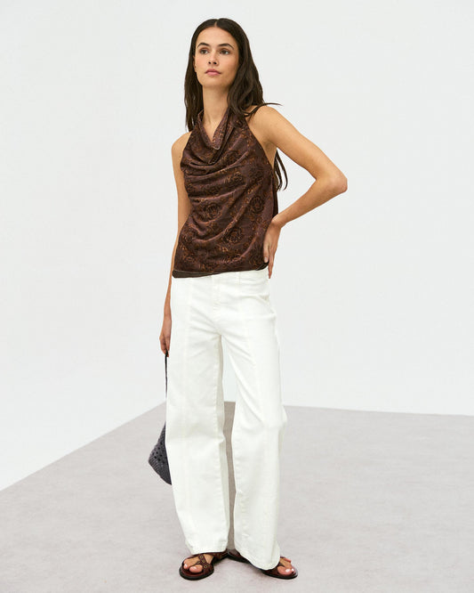 Jeans Estrellas Traseras Blanco