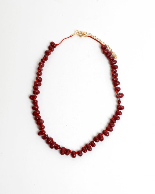 Colar Gota Vermelha