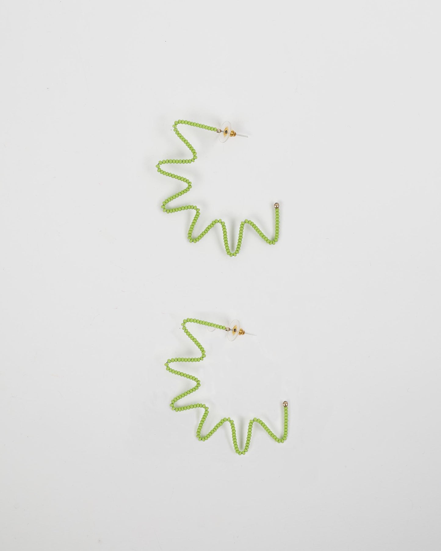 Boucles D’oreilles mi Étoile Vert