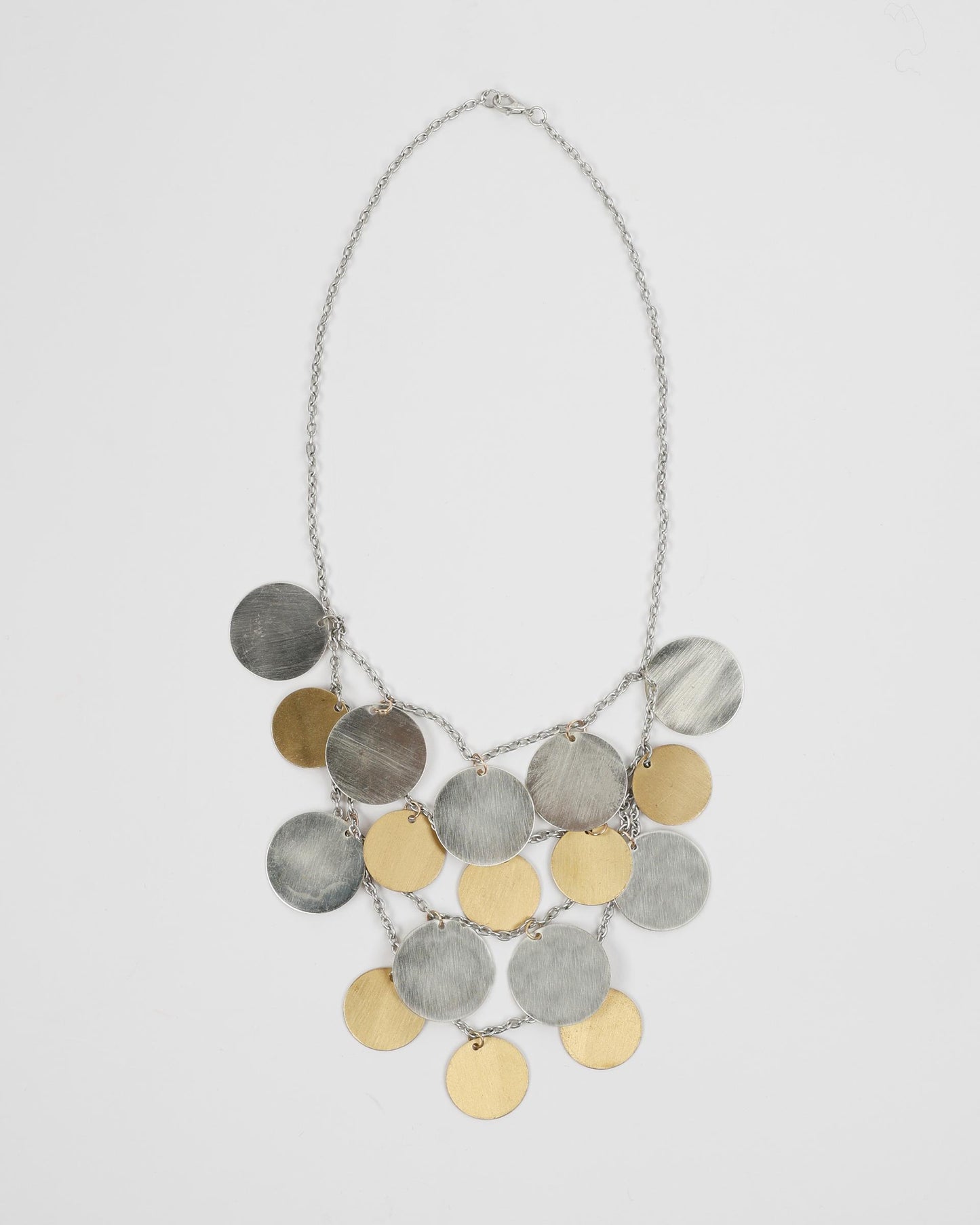 Collier Plaques Mix Doré