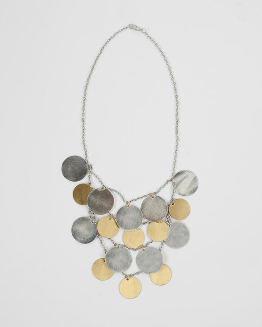 Colar Medalhas Mix Ouro