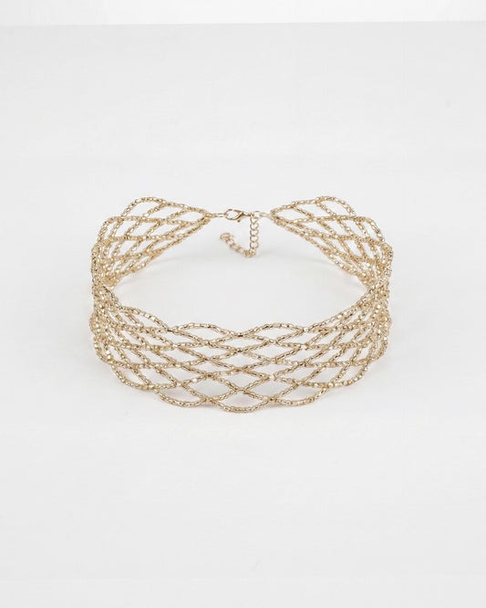 Gold Mesh Choker