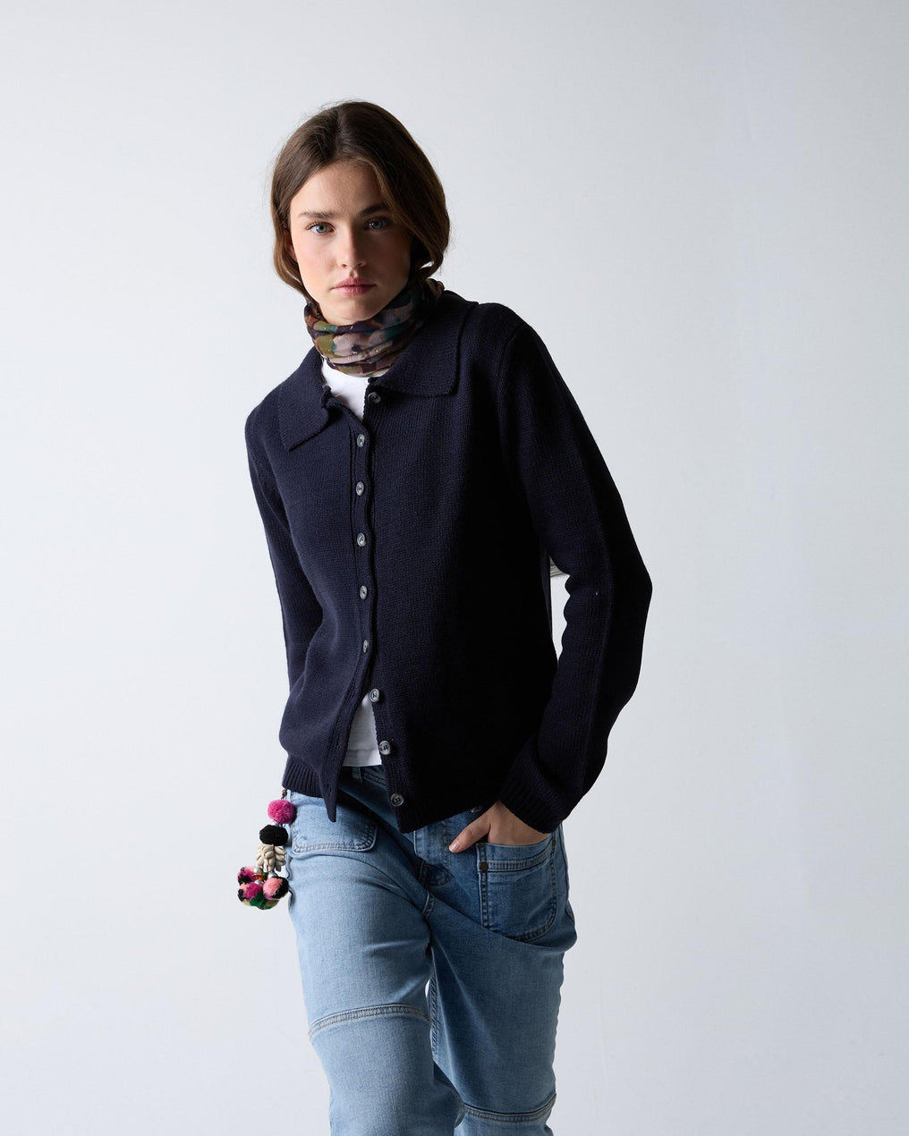 Casaco Polo Azul Marinho