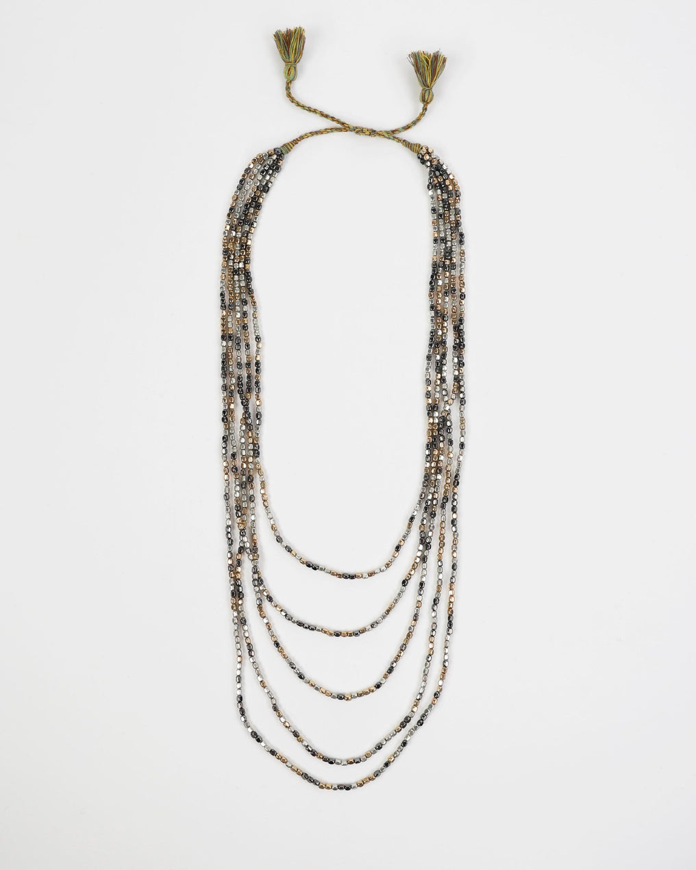 Adjustable Silver Ball Necklace
