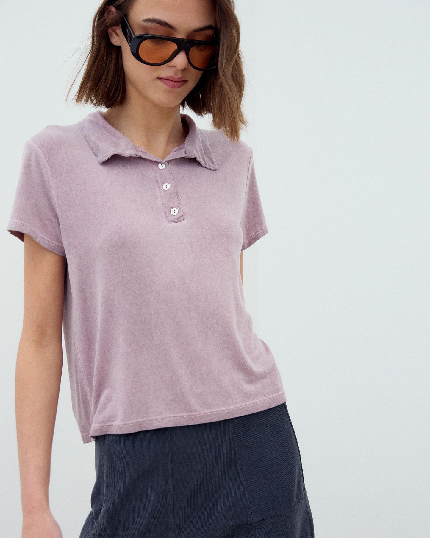 Camiseta Polo Granate