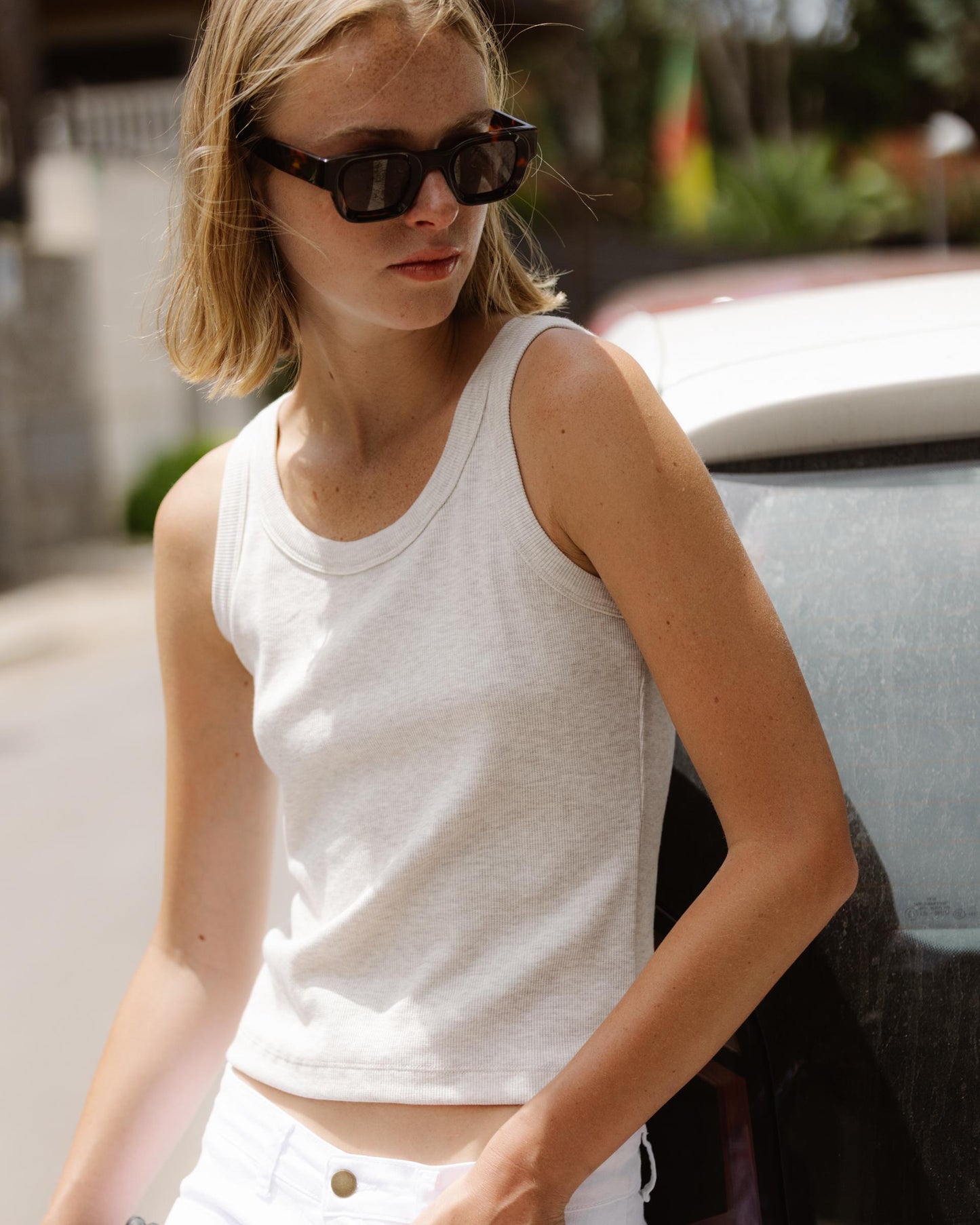 T-shirt Básica Tank Cru