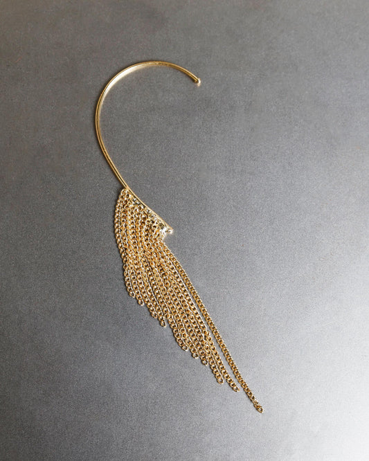 Gold Earcuff Pendant