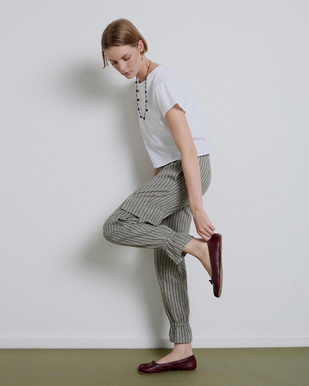 Green Cargo Baggy Pants