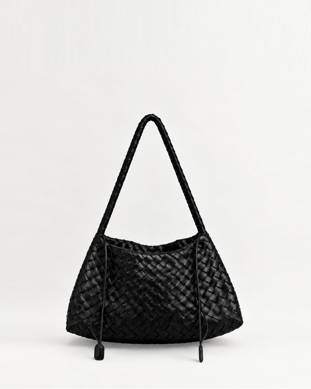 Bolso Pequeño Trenzado Negro