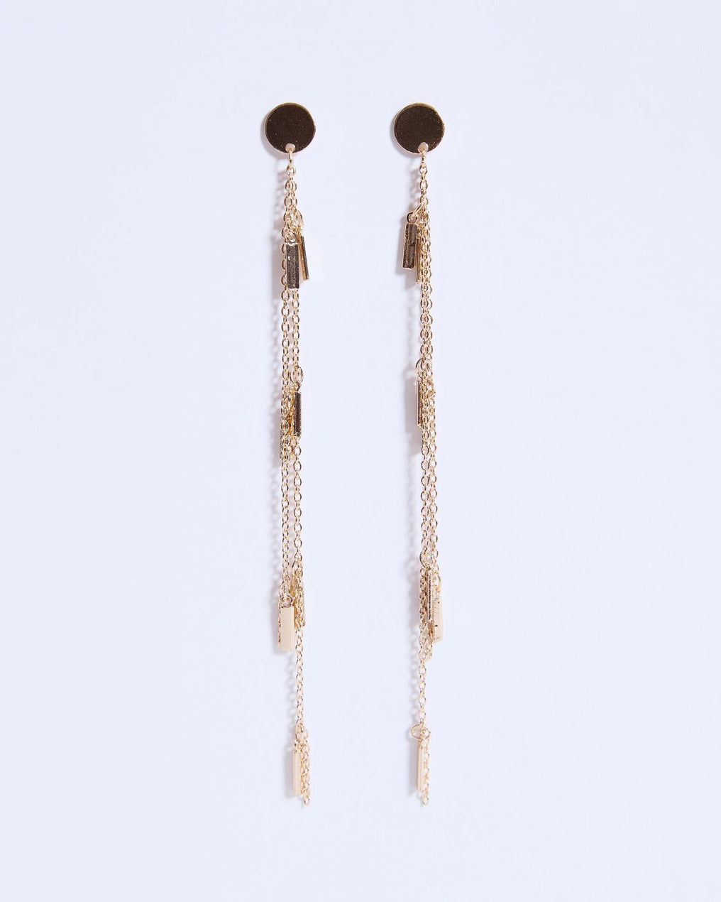 Pendientes Cadenas Remate Oro