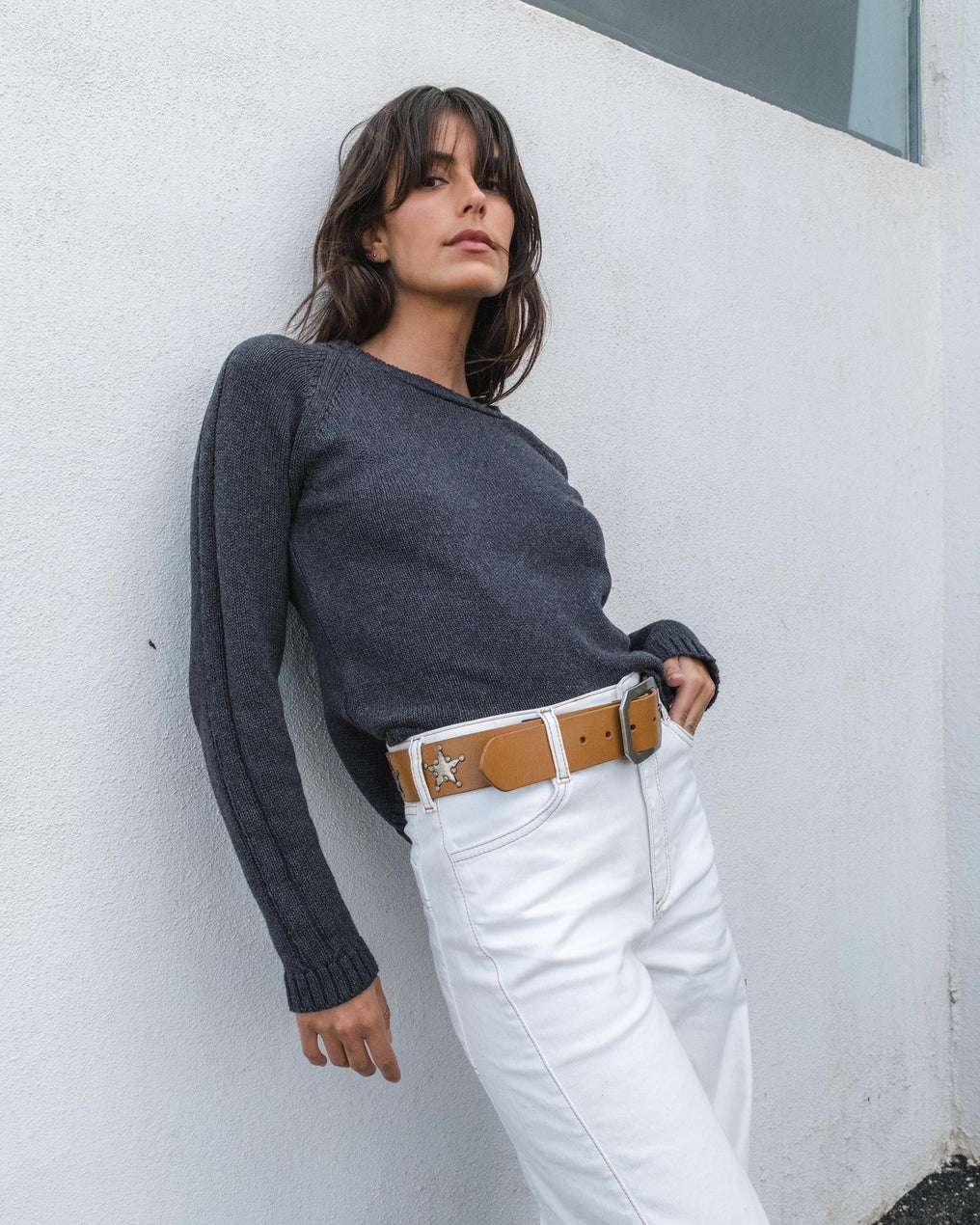 Jersey Aberturas Mangas Antracita