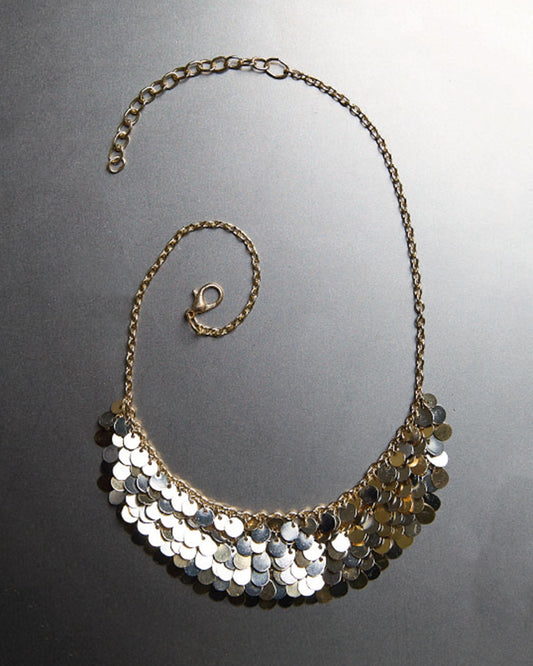 Collar Lentejuelas Oro