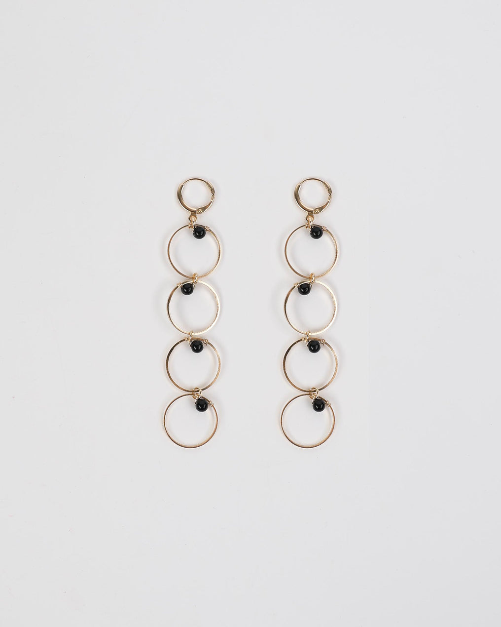 Pendientes Aros Bolitas Oro
