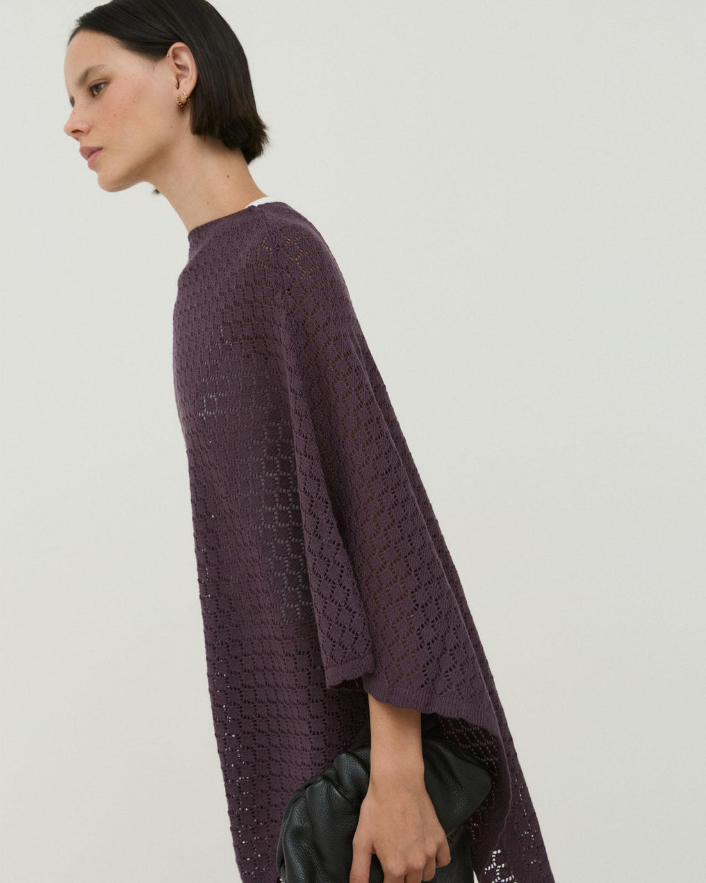 Poncho Calados Pico Morado