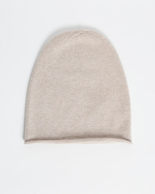 Gorro Punto Beige