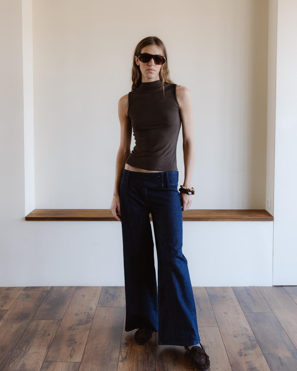 Jeans Triple Cinturilla Azul