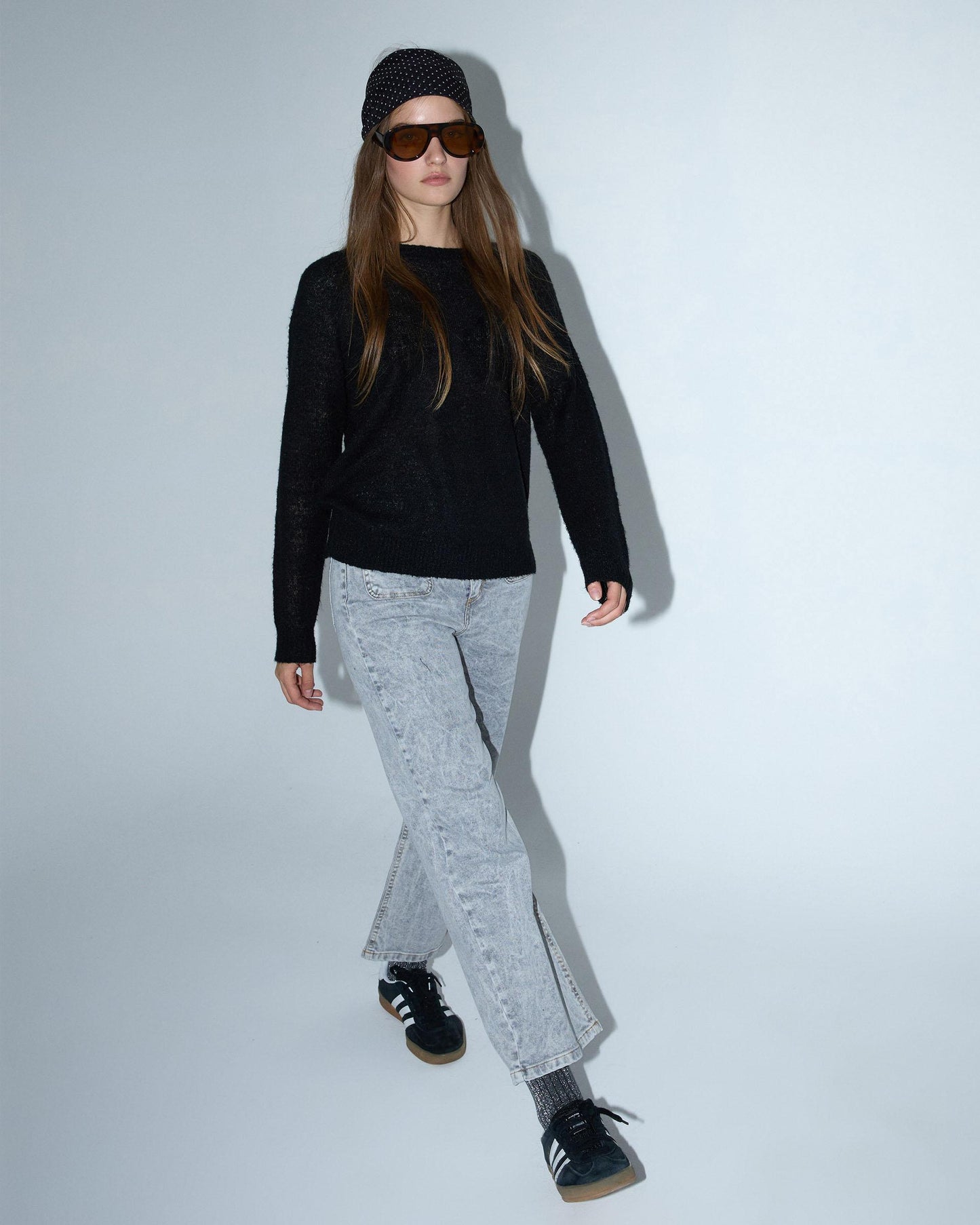 High Waisted Jeans with Pockets in Grey